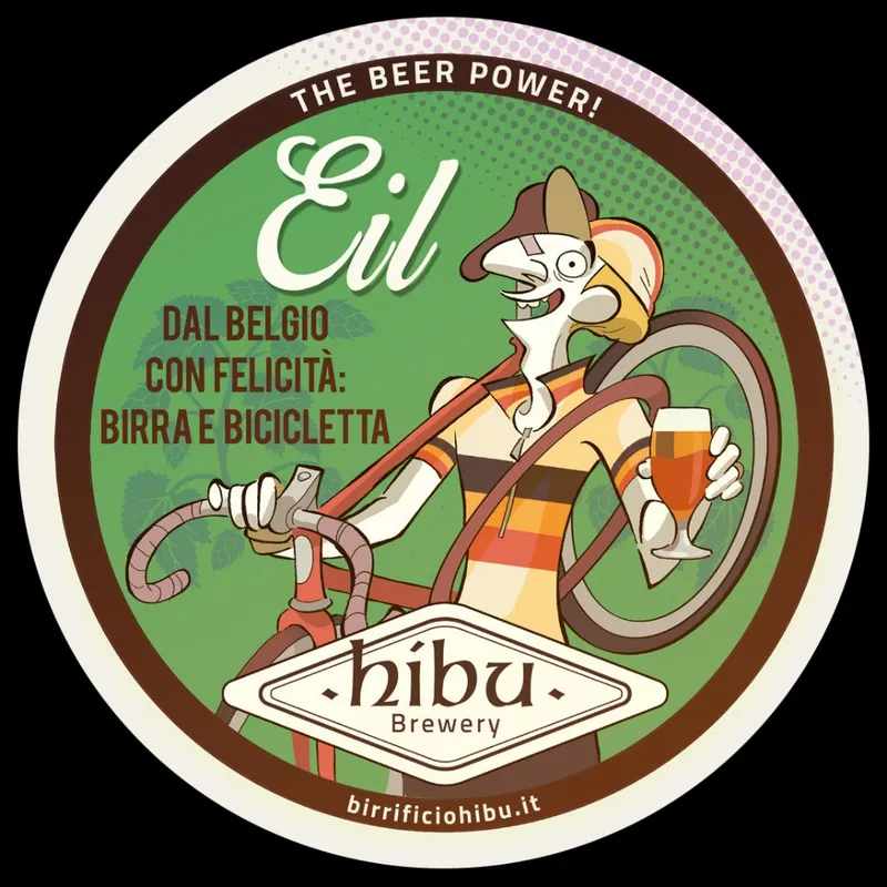 Sottobicchiere Eil — Birrificio Hibu, Belgian Ale