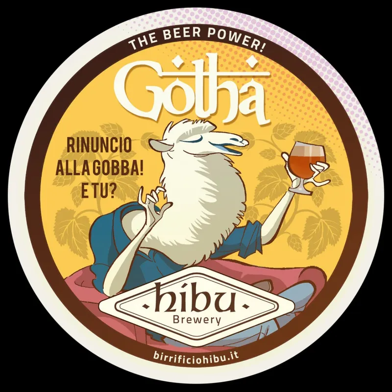 Sottobicchiere Gotha — Birrificio Hibu, Tripel rifermentata