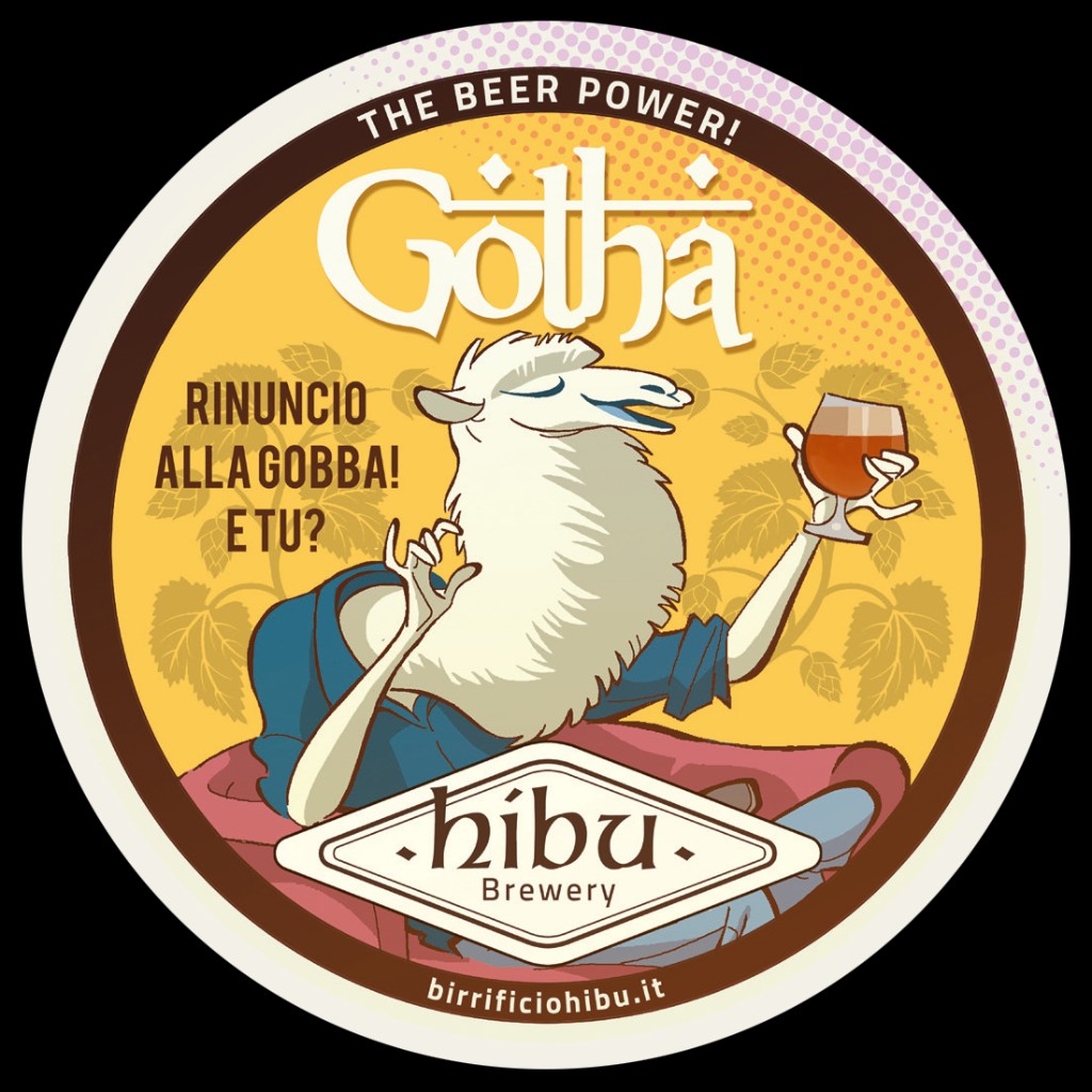 Sottobicchiere Gotha — Birrificio Hibu, Tripel rifermentata