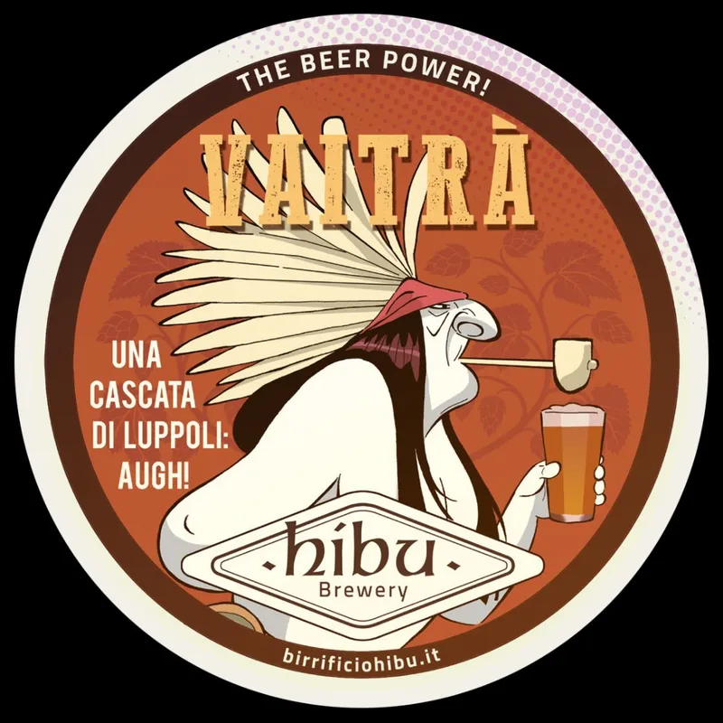 Sottobicchiere Vaitrà — Birrificio Hibu, American Pale Ale