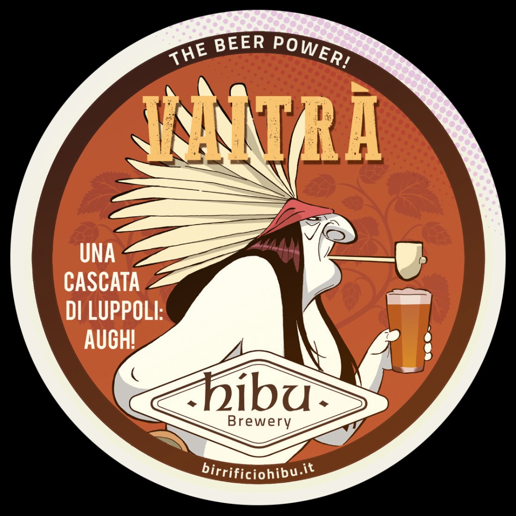Sottobicchiere Vaitrà — Birrificio Hibu, American Pale Ale